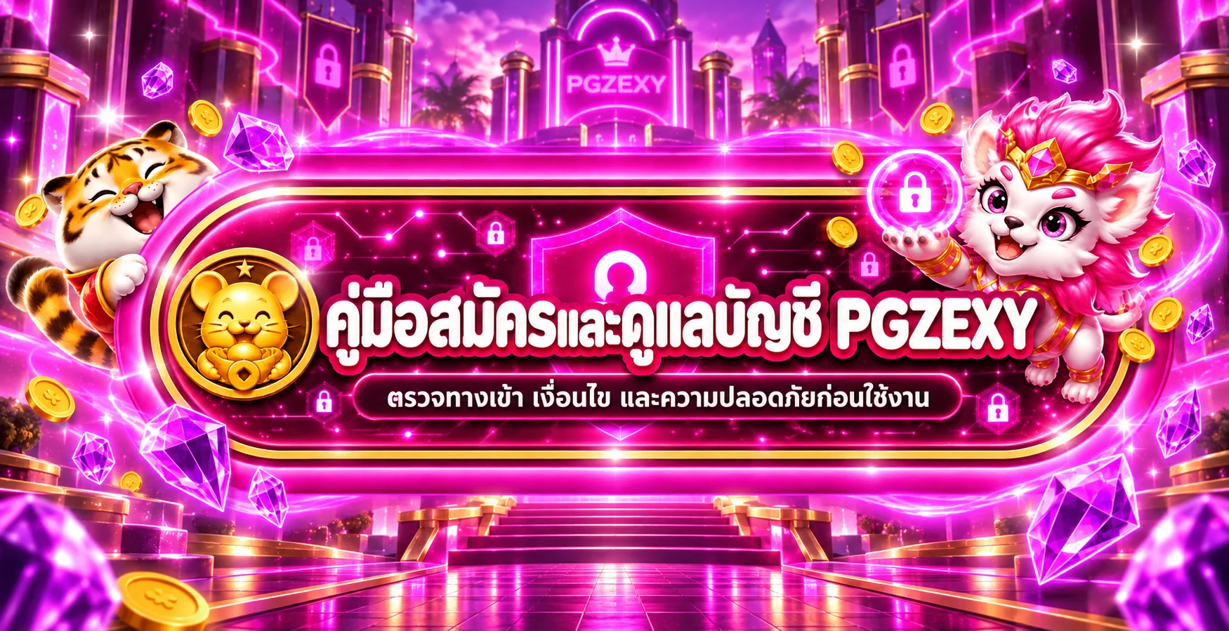 PGZEXY คู่มือสมัครและดูแลบัญชีอย่างปลอดภัย